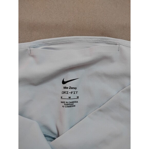 Women's Nike Zenvy Gentle Support High Rise 7/8 Leggings Light Blue Medium - Picture 6 of 7
